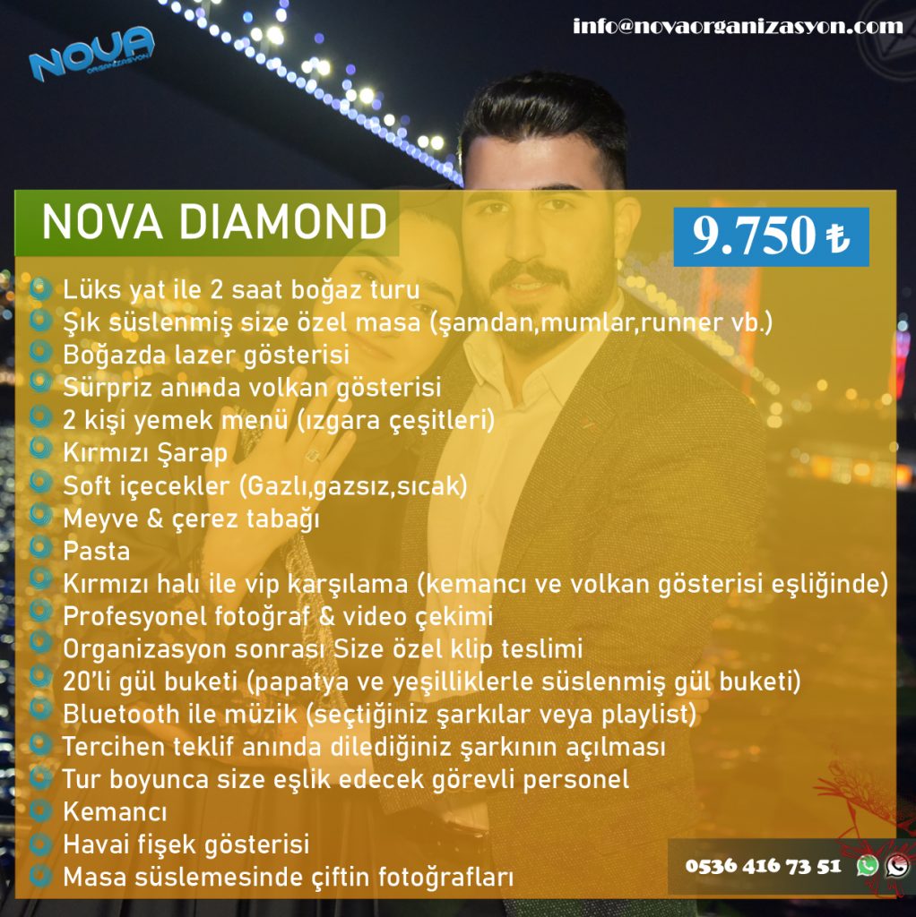 13 novadiamond 1022x1024 - Romantik Akşam Yemeği